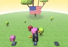 Flag Quiz - Letter Puzzle